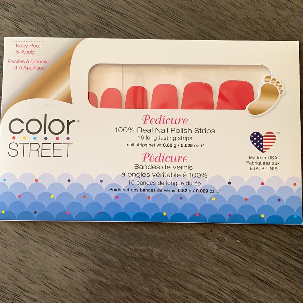 Color Street Baton Rougey Pedicure
